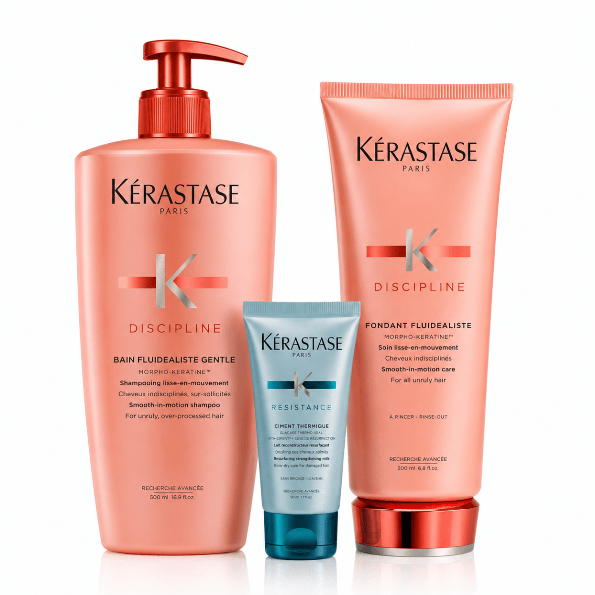 Pack Kerastase XL Discipline Bain Fluidealiste Gentle 500 ml + Fondant Fluidealiste 200 ml + Mini Talla de Regalo1