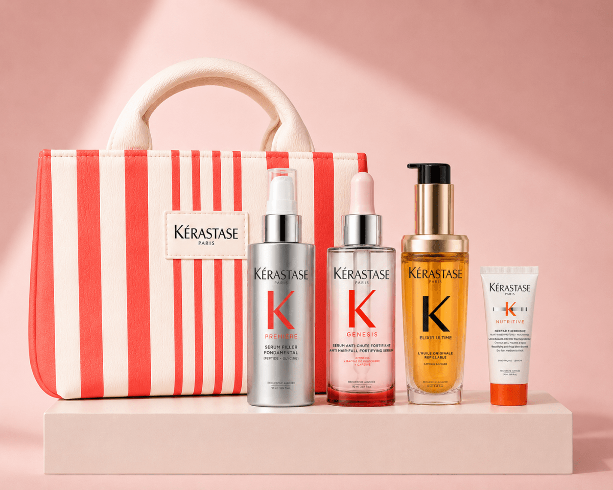 Kérastase Première pack serum fortifiant + serum filler 90 ml + nectar 30 ml + elixir 75 ml + bolso1