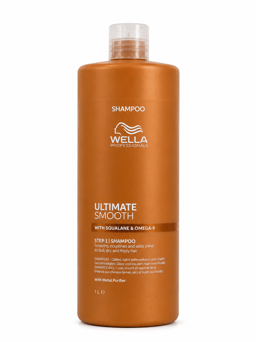 Wella Ultimate Smooth shampoo nutritivo anti frizz 1000 ml1