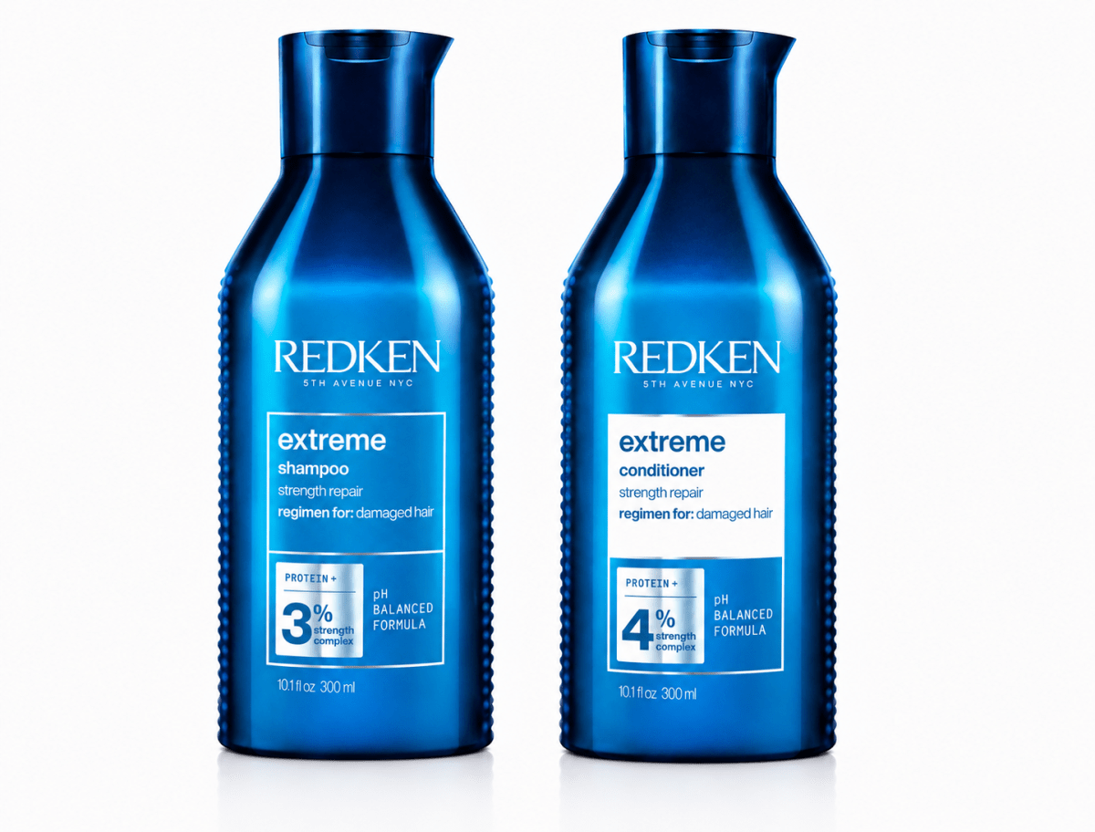 Pack Redken Extreme shampoo + acondicionador reparador para cabello dañado 300 ml3