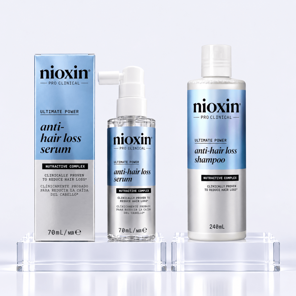 Nioxin Ultimate Power Anticaída Pack Serum 70 ml + Shampoo 240 ml1