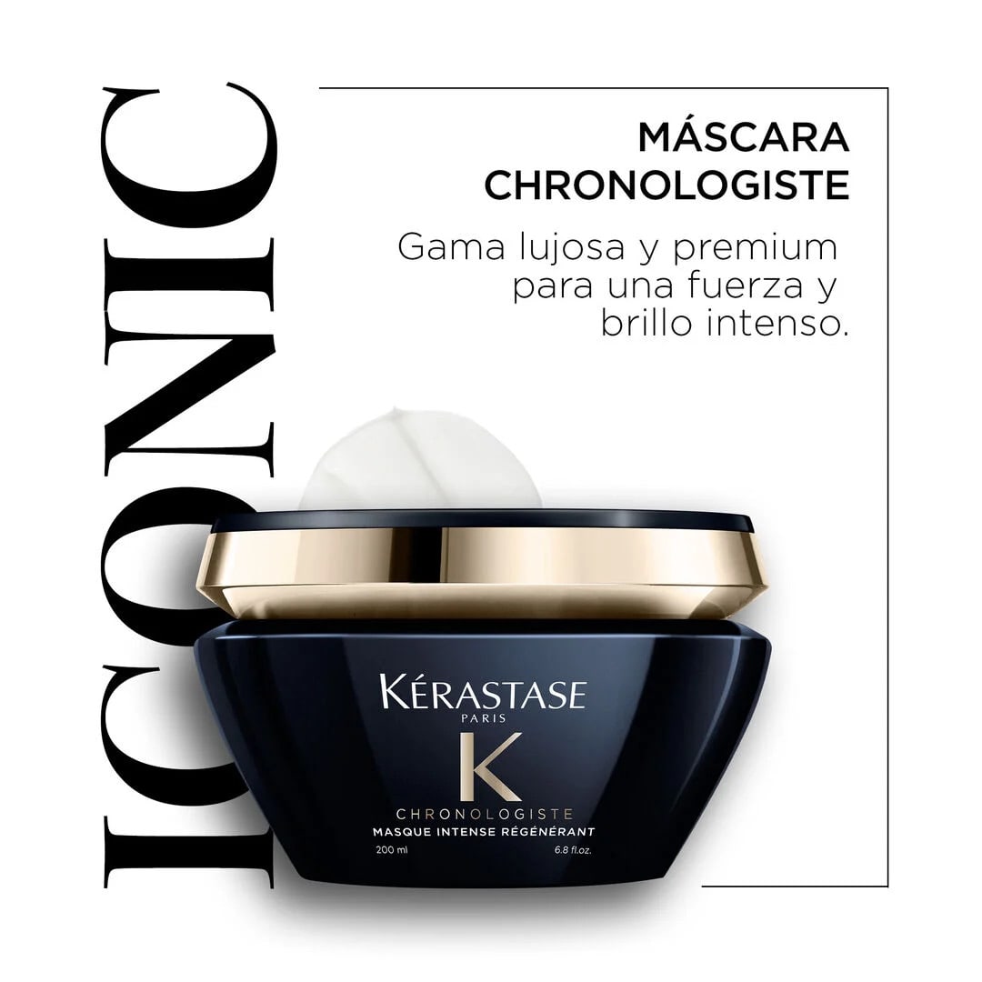 KERASTASE CHRONOLOGISTE Intense Regenerant Mascarilla para fuerza y brillo intenso 200ml4