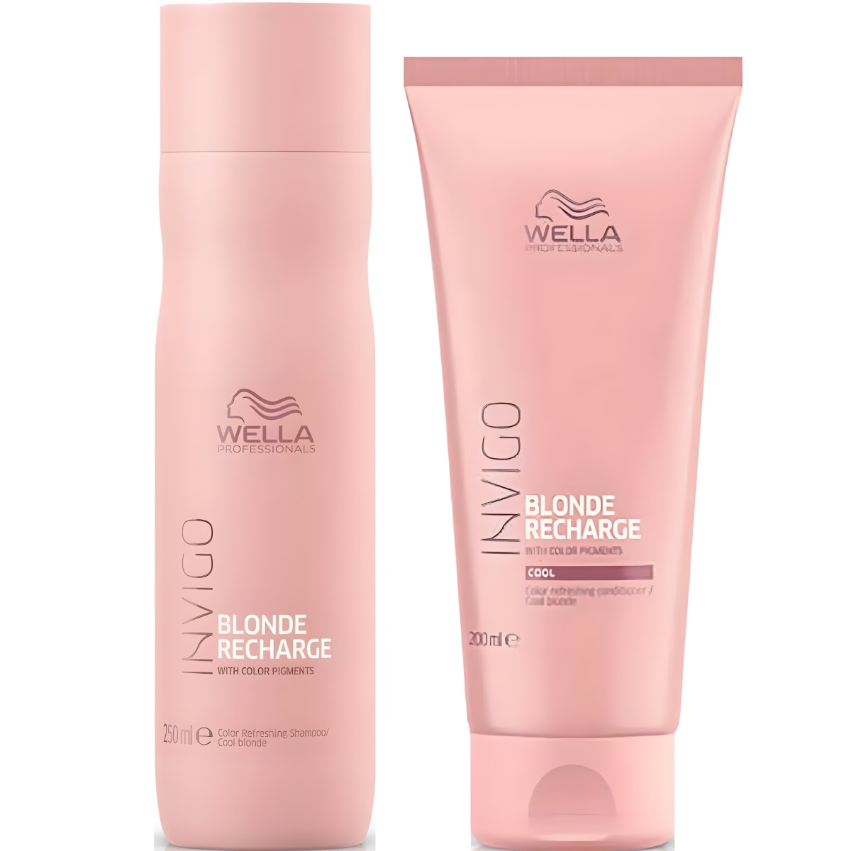 Wella Professionals Blonde Recharge Dúo Shampoo + Acondicionador Cabello Rubio1