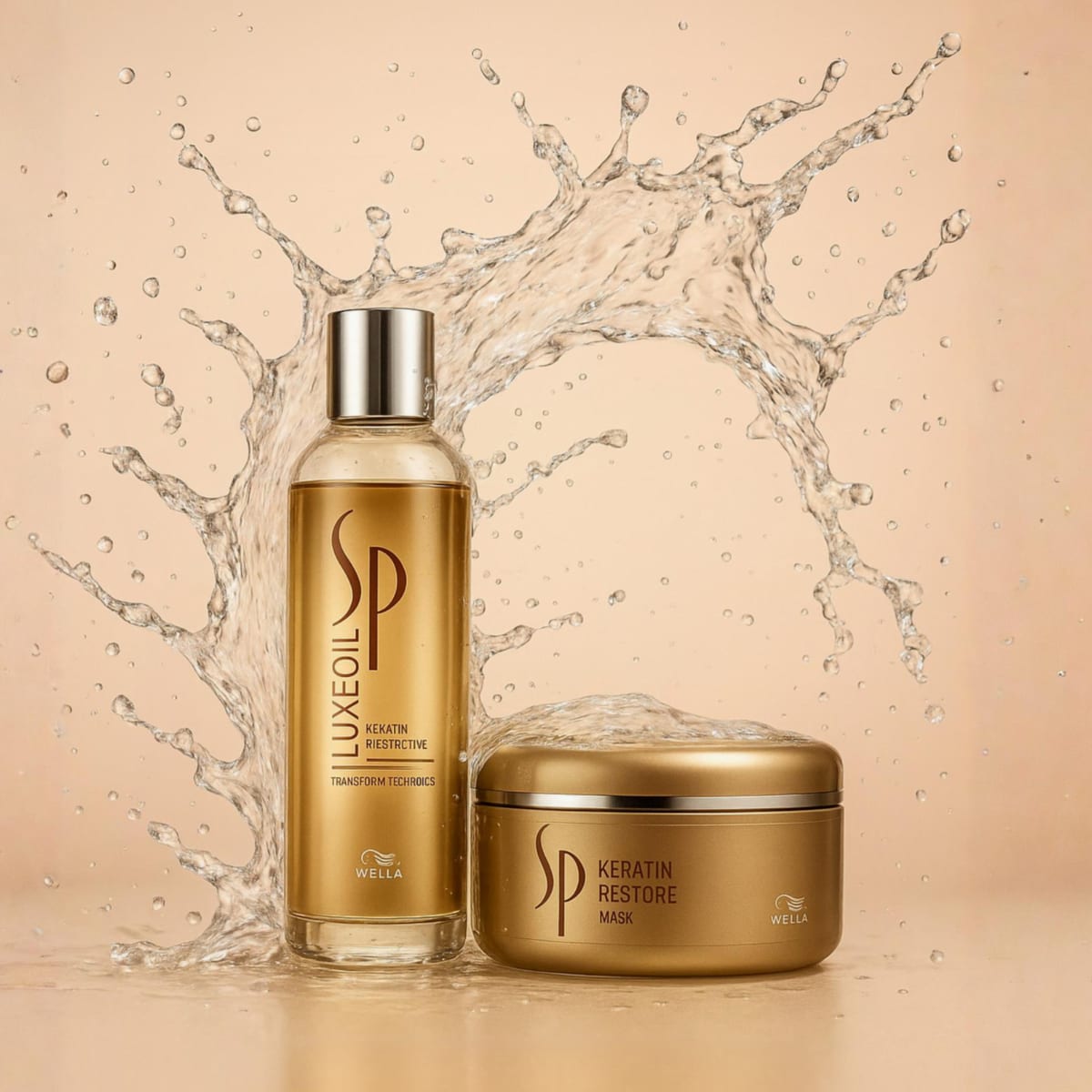 Wella Professionals SP Luxe Oil Pack Shampoo 200 ml + Mascarilla 150 ml4