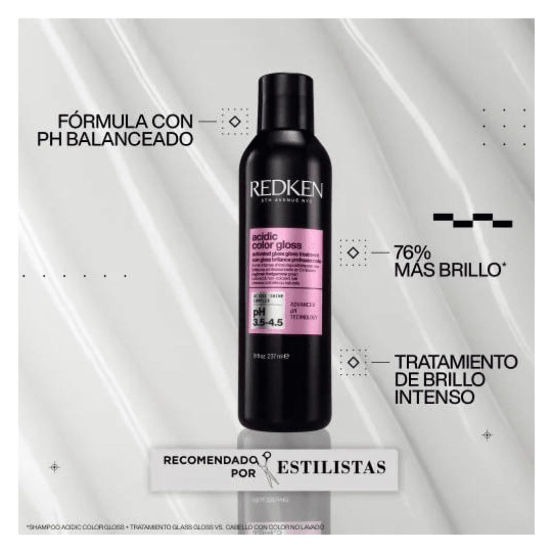 Redken Acidic Color Gloss Glass Gloss Tratamiento Brillo Intenso 237 ml2