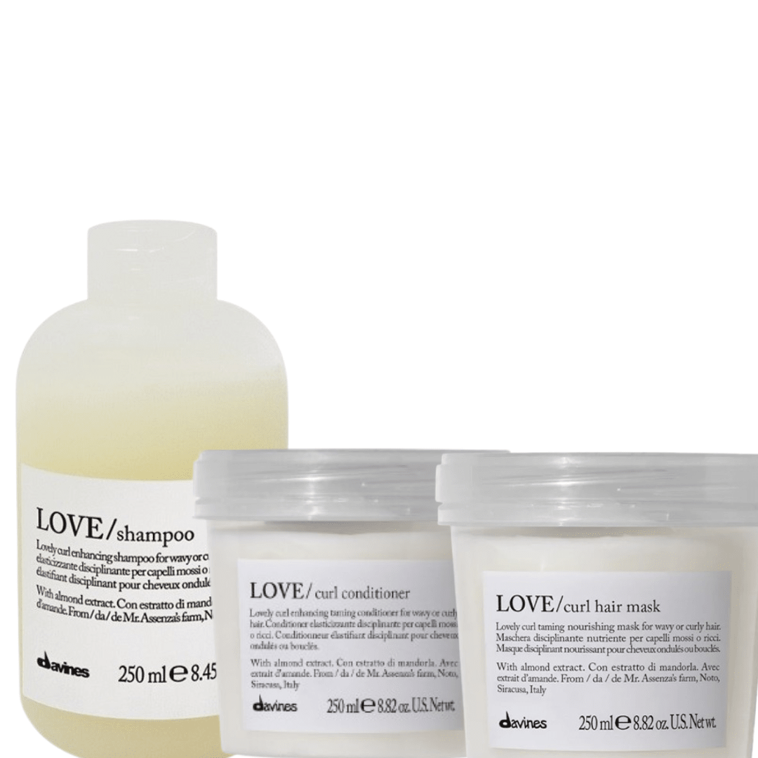 Davines Love Curl Pack Shampoo + Acondicionador + Serum Cabello Rizado1