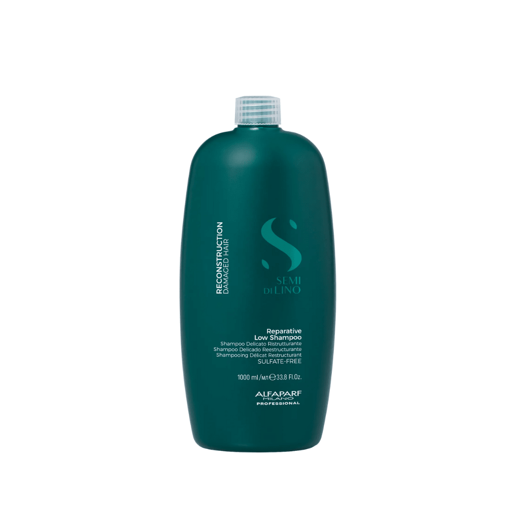 Alfaparf Milano Semi Di Lino Reparative Low Shampoo Reparador Cabello Dañado 1000 ml1