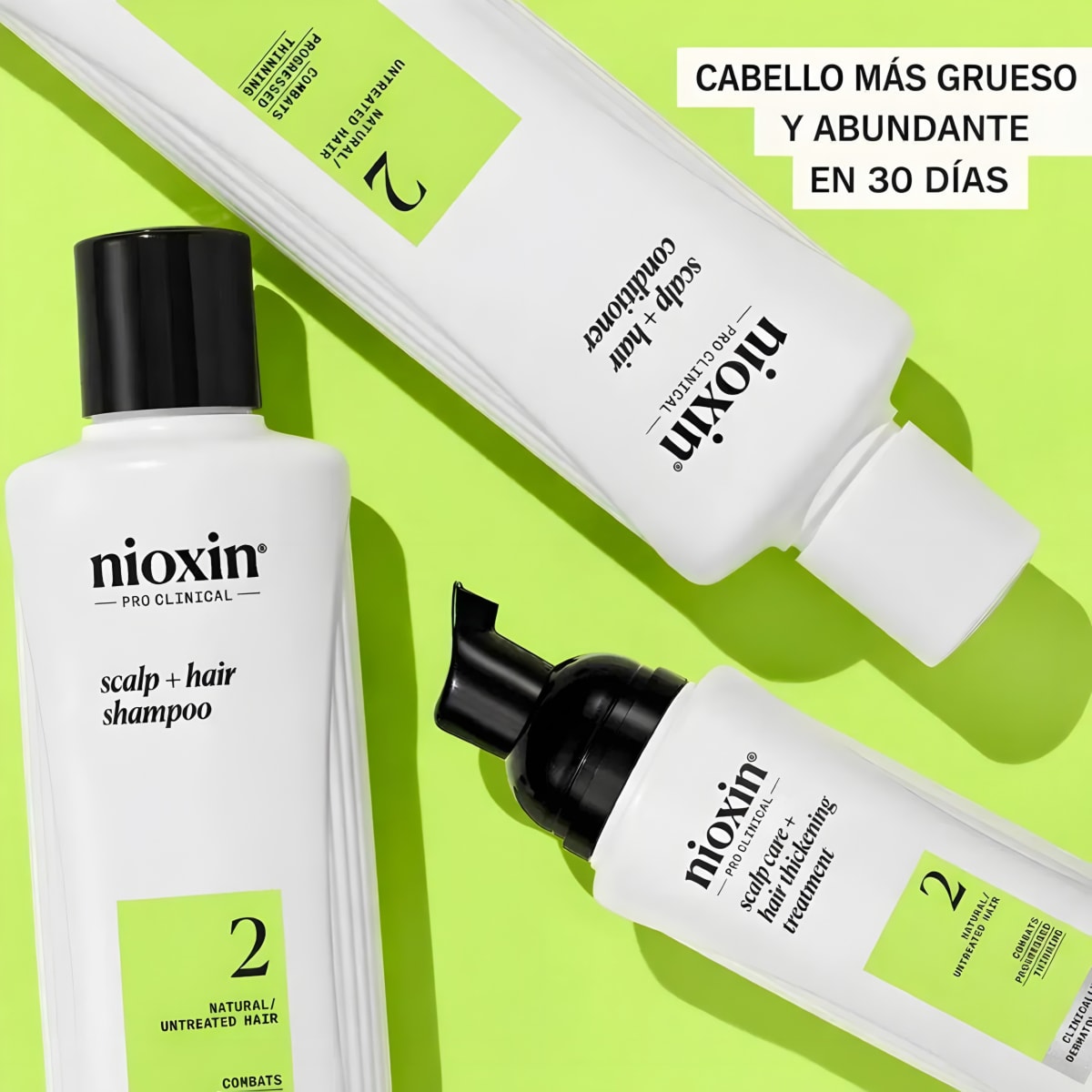 NIOXIN Sistema 2 Shampoo 1000 ml – Cabello Natural con Adelgazamiento Avanzado4