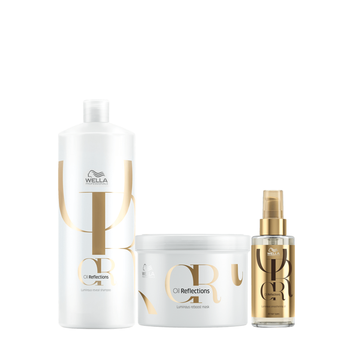 Wella Professionals Oil Reflections Pack Completo XL Shampoo + Mascarilla + Aceite1