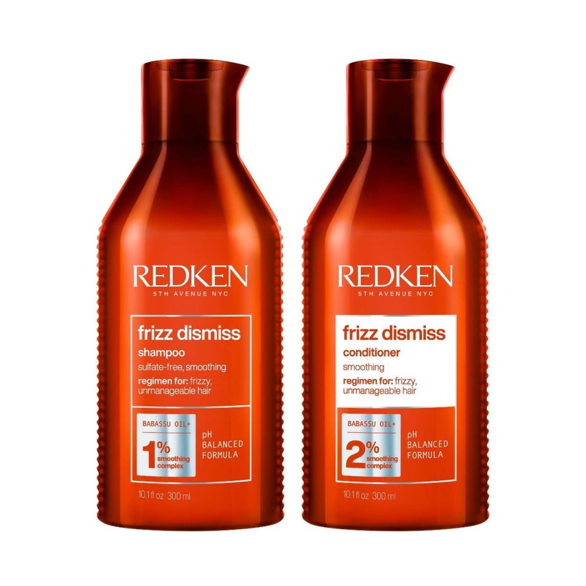 Pack Duo Redken Frizz Dismiss – Shampoo 300 ml, Acondicionador 300 ml + neceser de regalo3