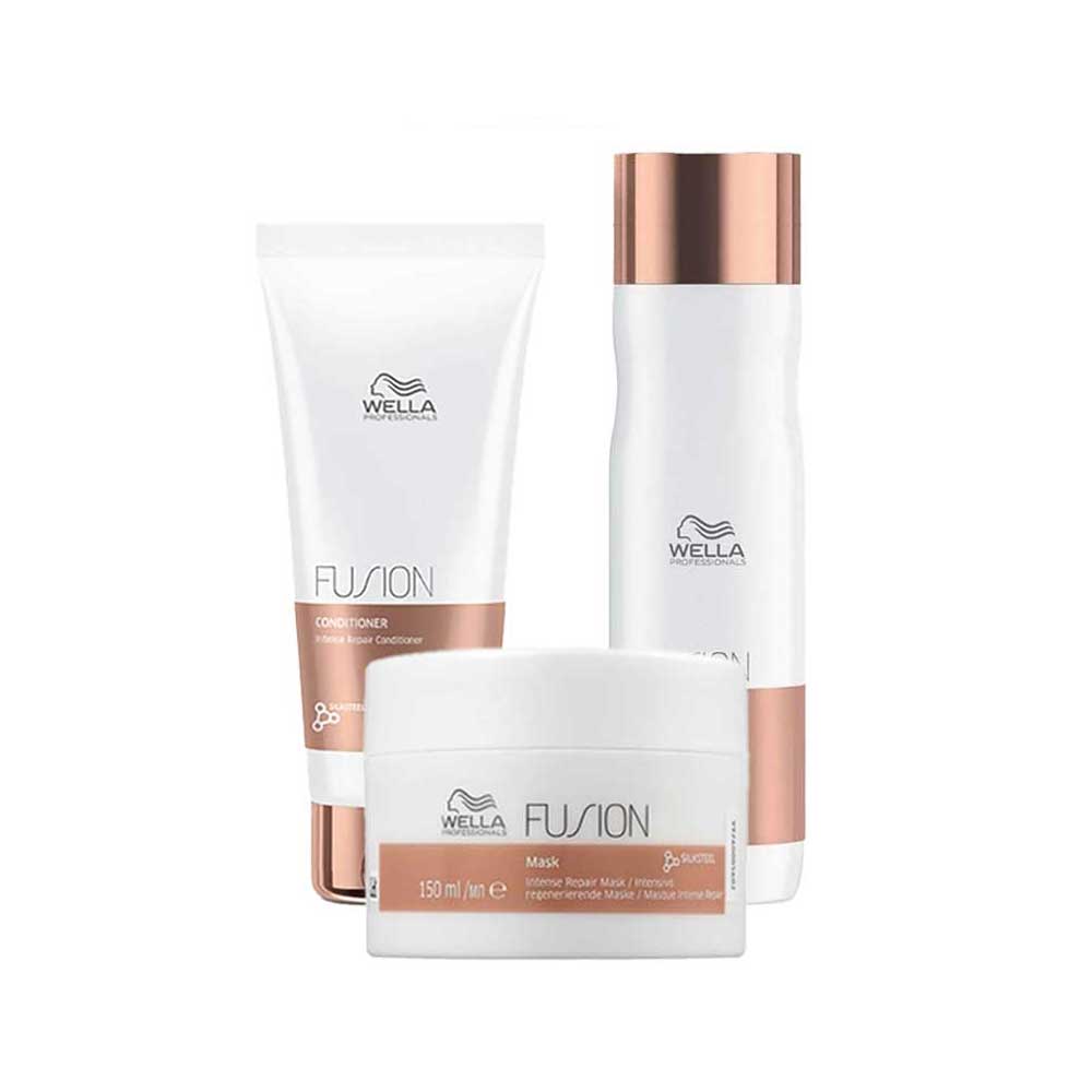 Wella Professionals Fusion Pack Edición Navidad Shampoo 250 ml + Acondicionador 200 ml + Mascarilla 150 ml1