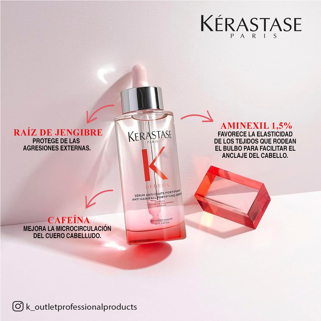 Kerastase Genesis Serum Fortificant Antichute anticaida para cabello debilitado 90ml4
