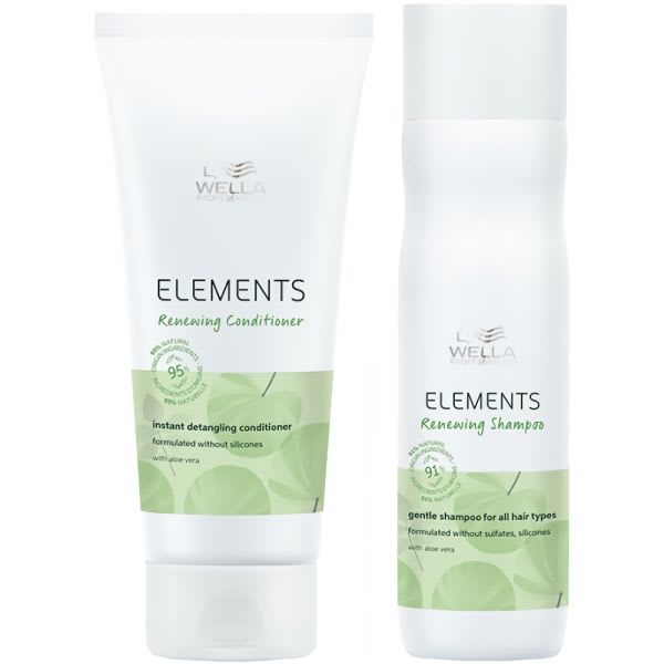 Wella Professionals Elements Renewing Pack Shampoo + Acondicionador Cabello Dañado1