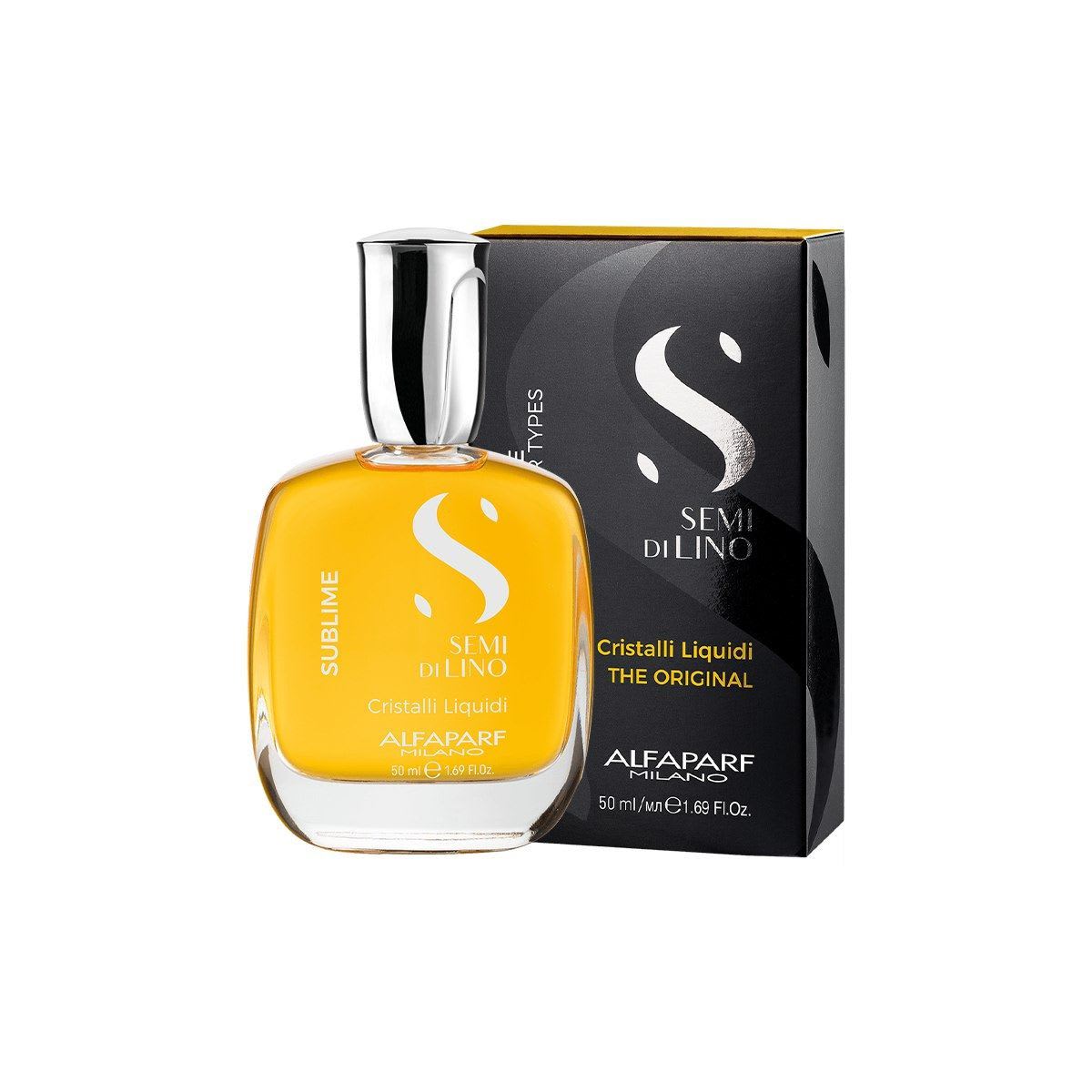 Alfaparf Milano Semi Di Lino Cristalli Liquidi Sérum Capilar Brillo y Protección 50 ml1