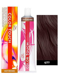 Wella Professionals Color Touch Tinte Semipermanente Rubio Oscuro Marrón Intenso 6/77 60 gr1