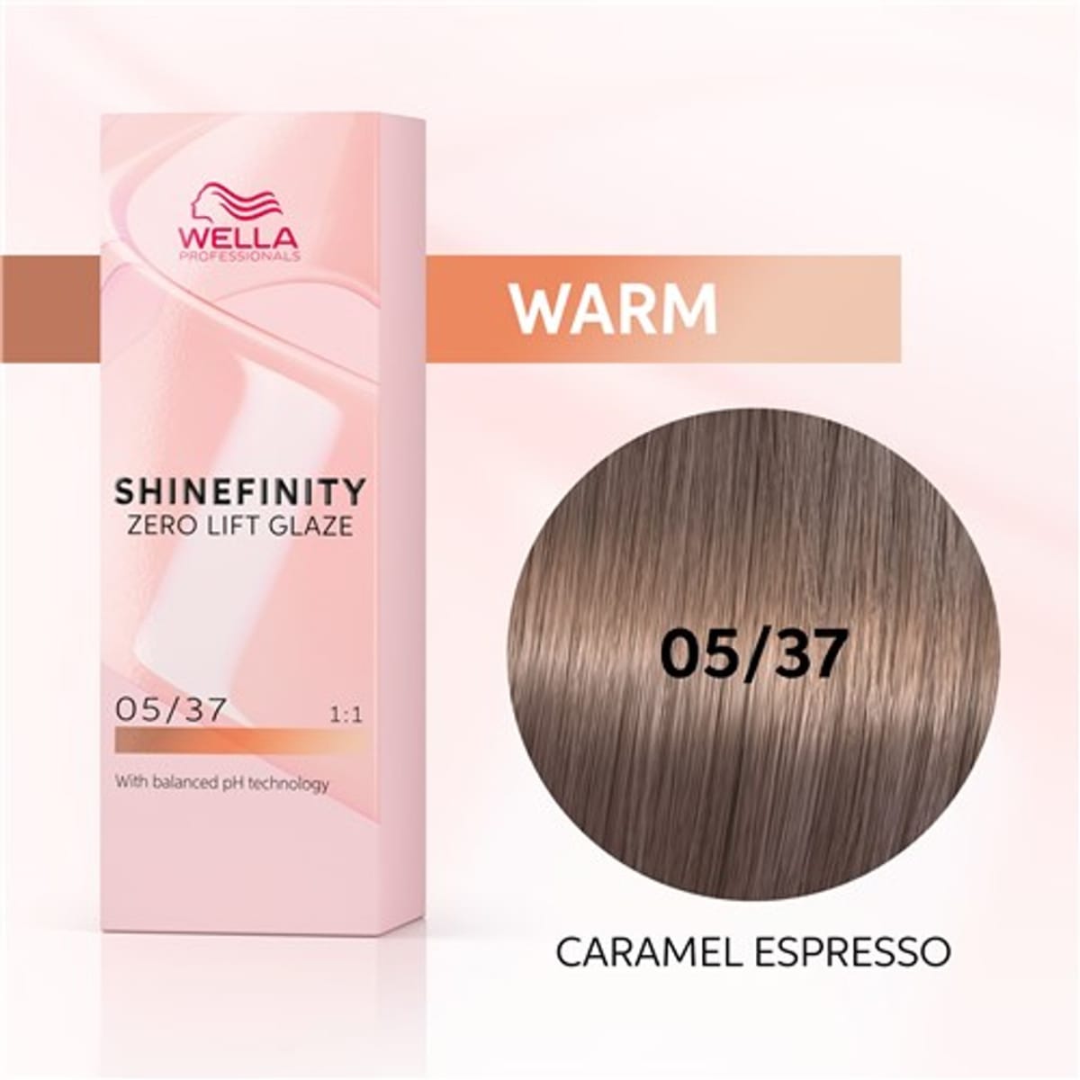 Wella Professionals Shinefinity Glaze Color 05/37 Castaño Claro Dorado Marrón 60 ml1