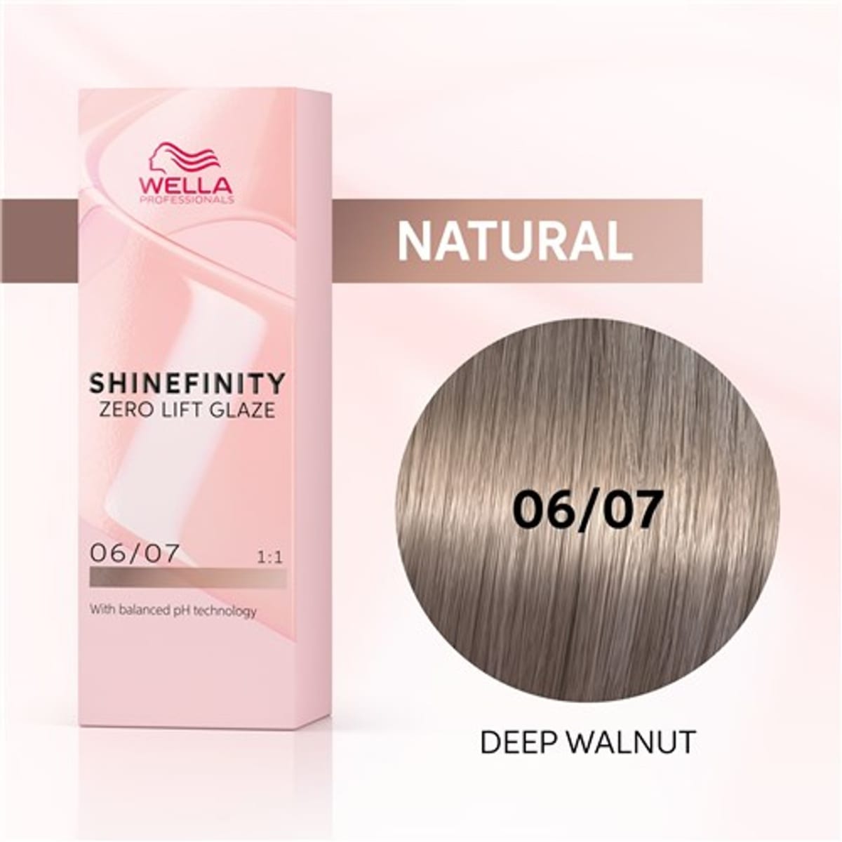 Wella Professionals Shinefinity Glaze Color 06/07 Rubio Oscuro Natural Marrón 60 ml1