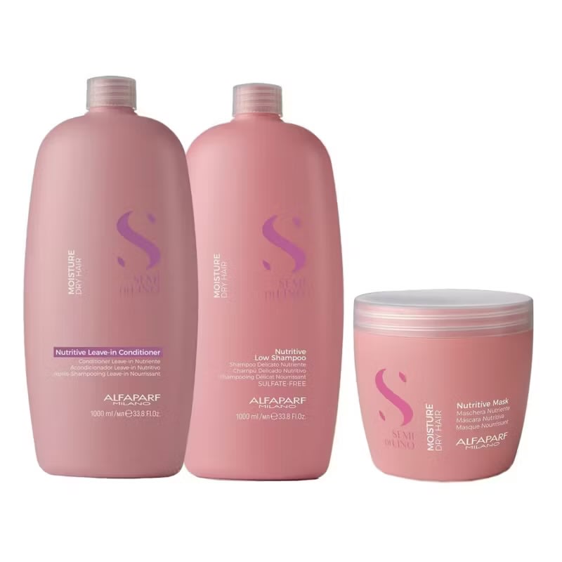 Alfaparf Milano Semi Di Lino Nutritive Pack Completo XL Cabello Muy Seco1