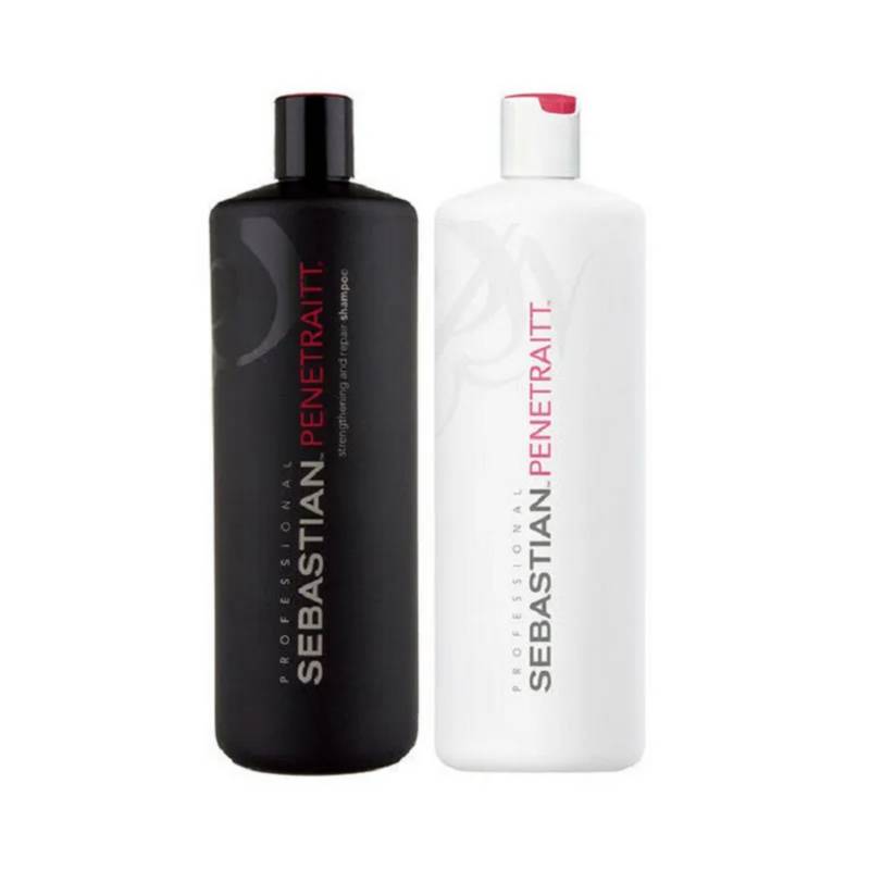Sebastian Professional Penetraitt Pack XL Shampoo 1000 ml + Mascarilla 500 ml Reparador1