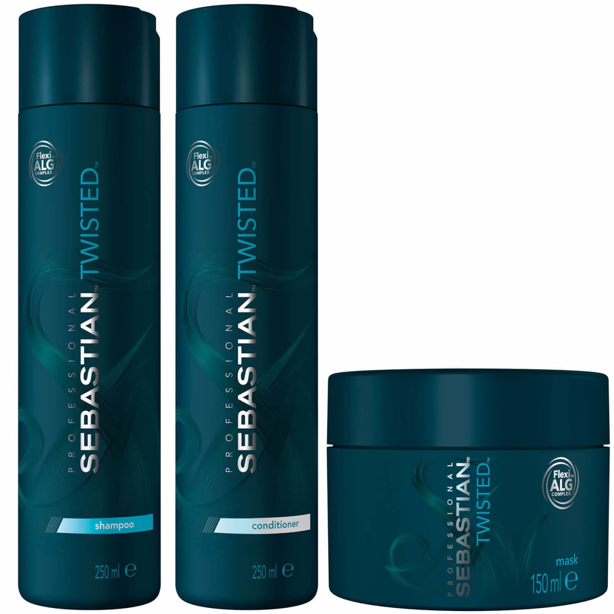 Sebastian Professional Twisted Pack Shampoo + Acondicionador + Tratamiento Cabello Rizado1