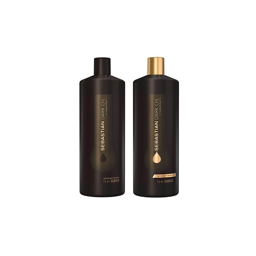 Sebastian Professional Dark Oil Pack XL Shampoo 1000 ml + Acondicionador 1000 ml1