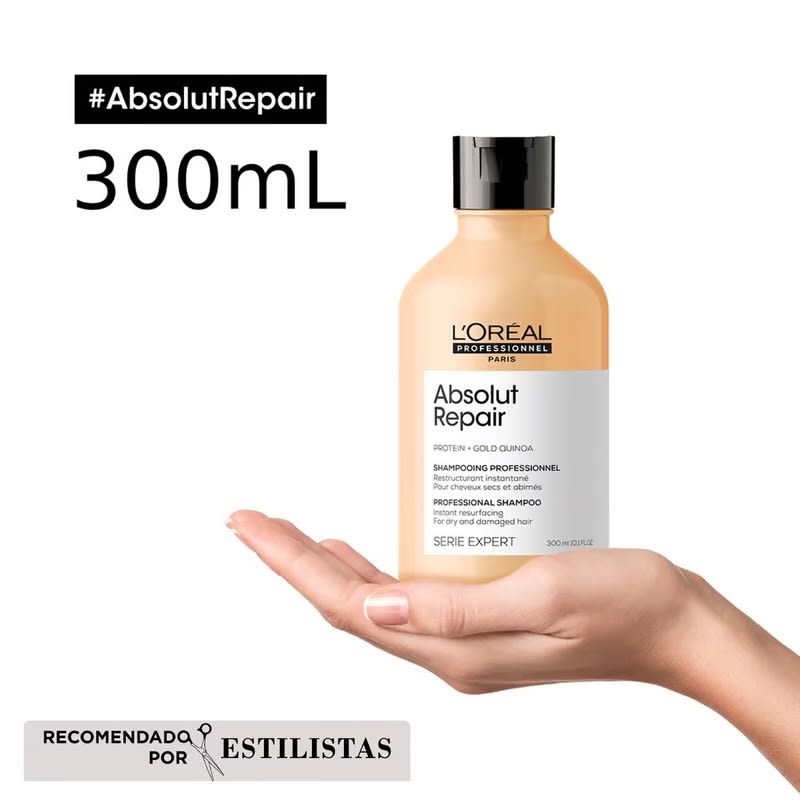 Loreal ABSOLUT REPAIR SHAMPOO DE REPARACIÓN INSTANTÁNEA | 300 ml1