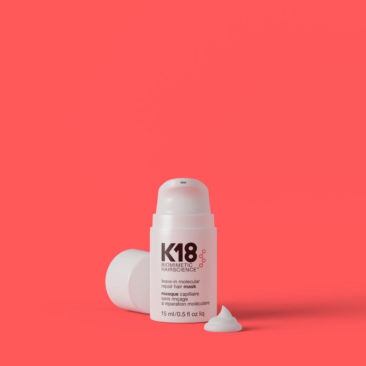 K18 Mascarilla Capilar Reparadora Molecular Sin Enjuague 15ml1