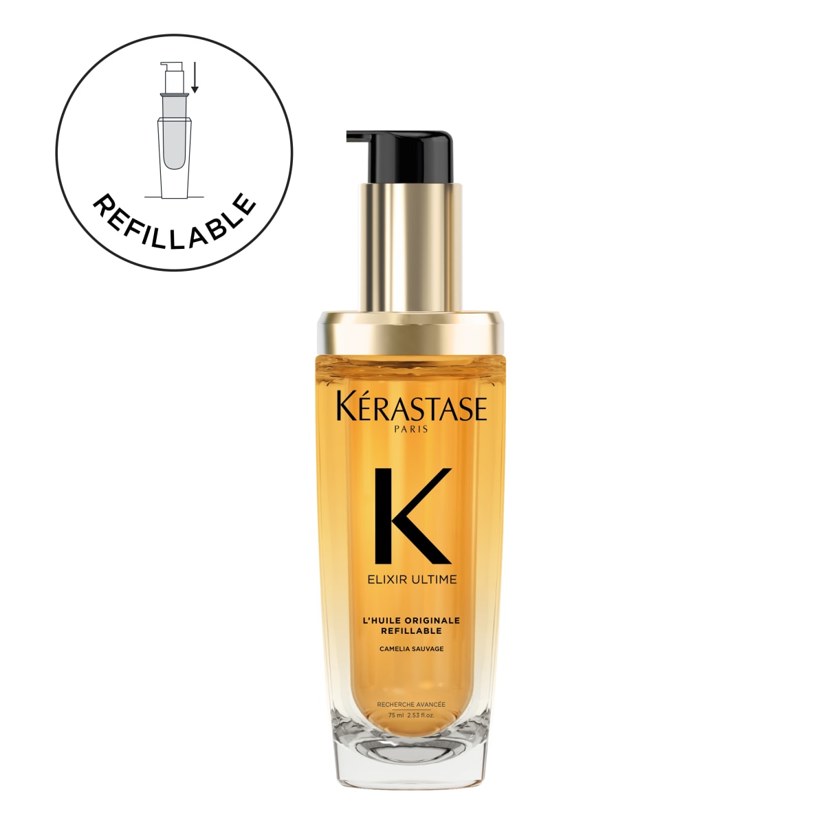 KERASTASE ELIXIR ULTIME HUILE ORIGINALE RECARGABLE 75ML7