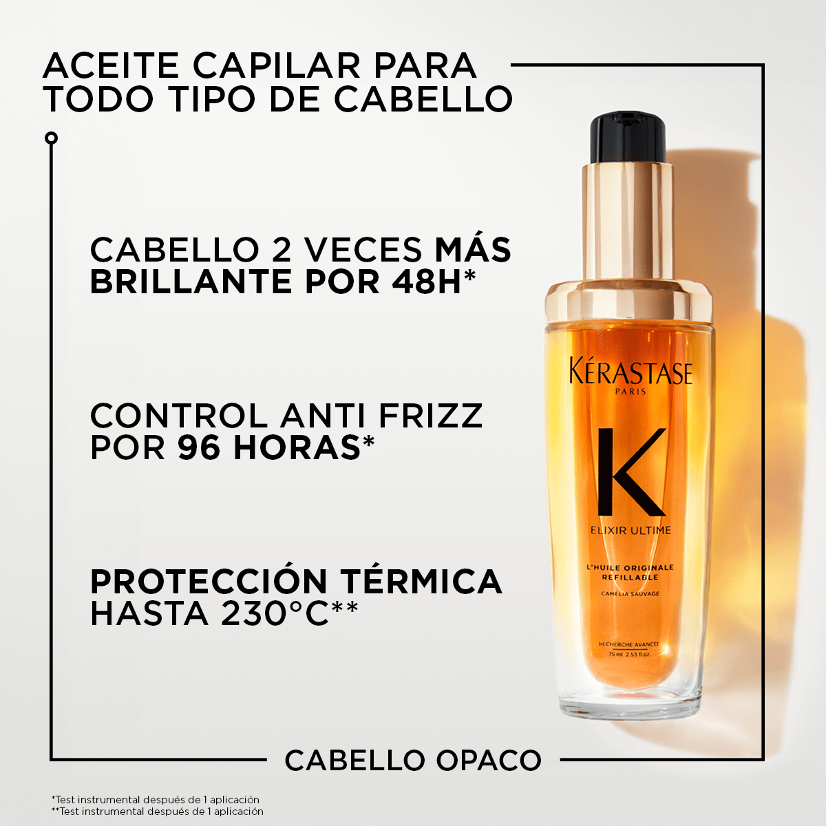 KERASTASE ELIXIR ULTIME HUILE ORIGINALE RECARGABLE 75ML3