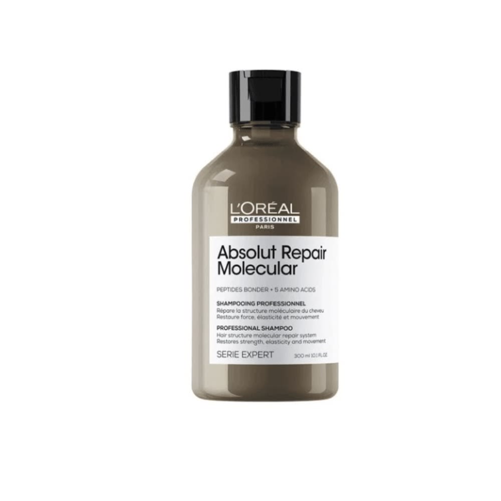 Loreal Pack Para Cabello Dañado L'Oréal Absolut Repair Molecular Shampoo + Mascarilla + Neceser1
