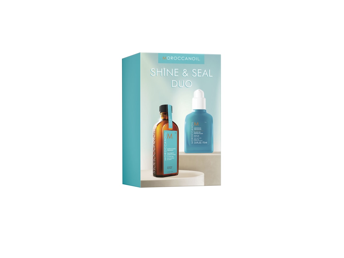 Moroccanoil Shine & Seal Dúo Tratamiento Reparador 50 ml + Infusión Reparadora 75 ml2