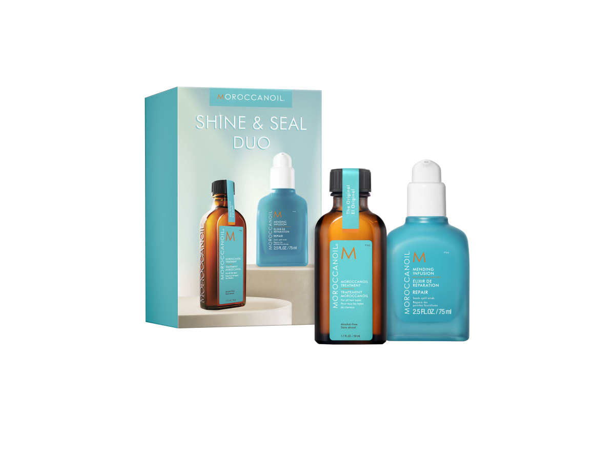 Moroccanoil Shine & Seal Duo Tratamiento Reparador 50ml + infusión reparadora 75ml1