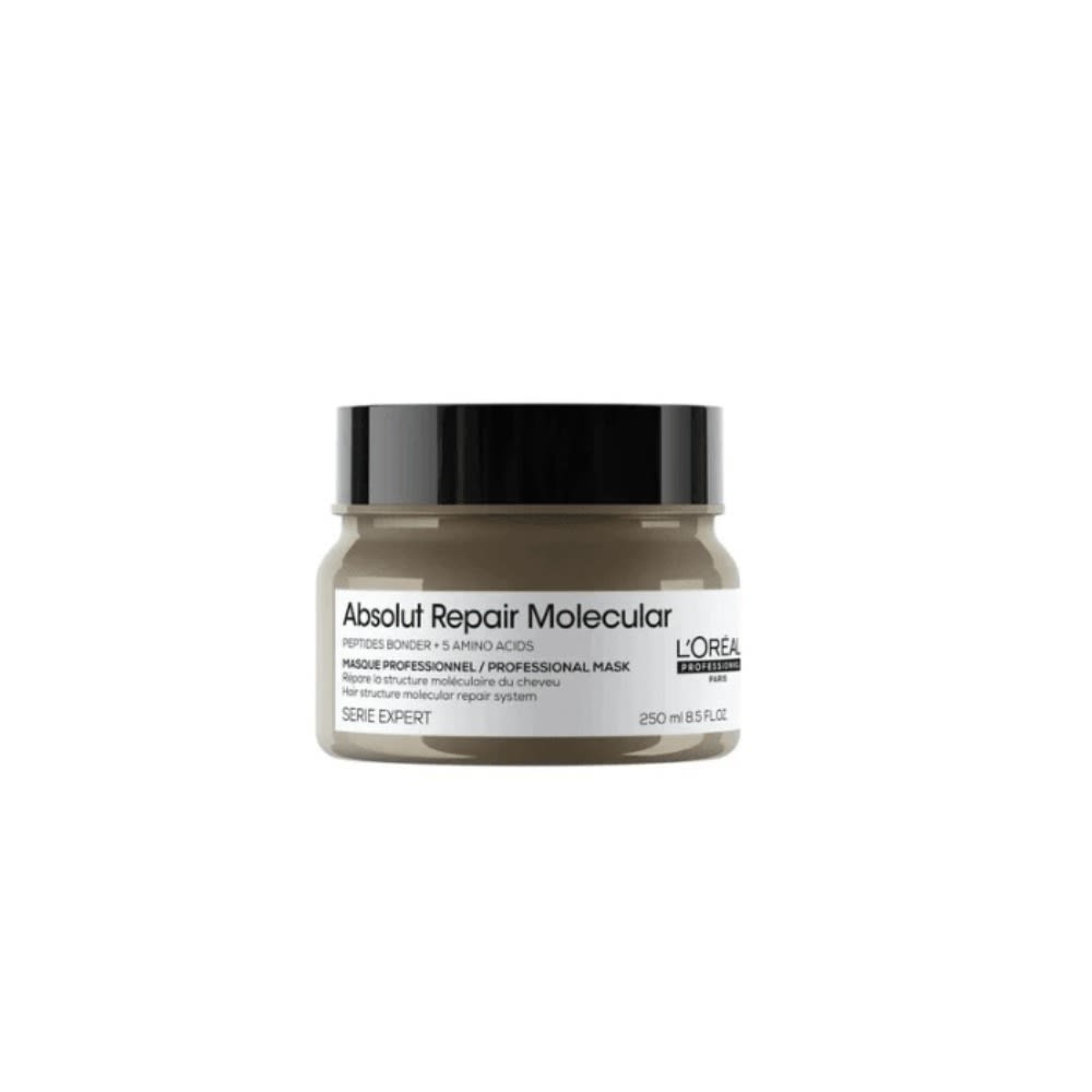 Loreal Pack Para Cabello Dañado L'Oréal Absolut Repair Molecular Shampoo + Mascarilla + Neceser2