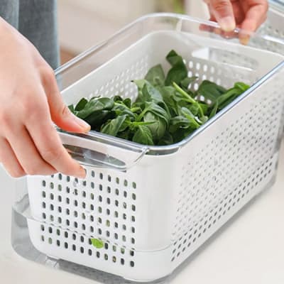 CLEAR ACRILICO | CON REJILLA | PARA REFRIGERADORA2