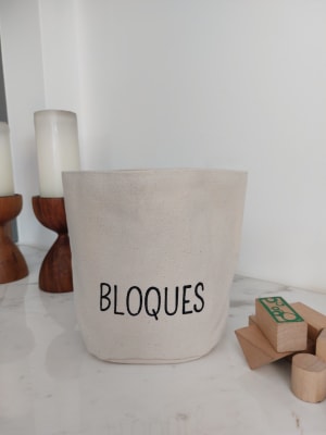 CONTENEDOR DE TELA SMALL | BLOQUES