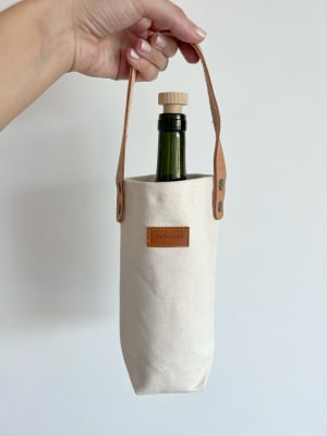 PORTA BOTELLEAS DE TELA | CRUDO2