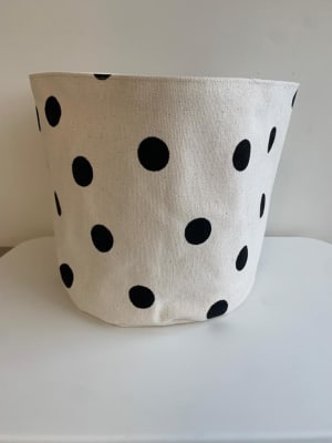CONTENEDOR DE TELA SMALL | POLKA DOTS