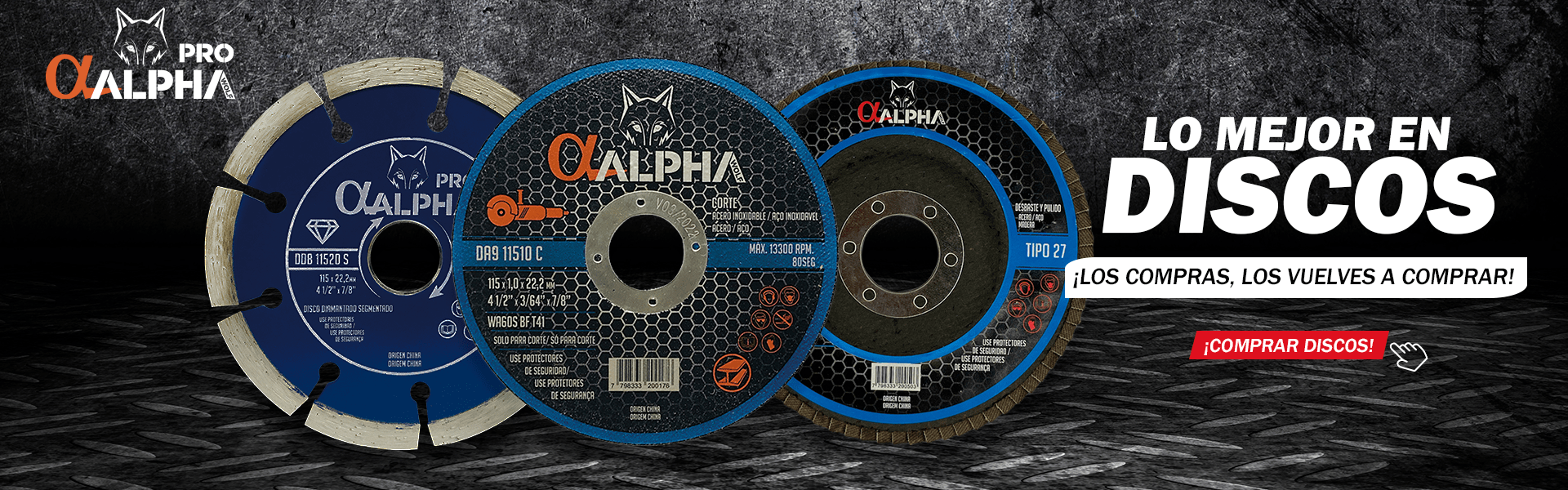 Discos Flap Traslapados