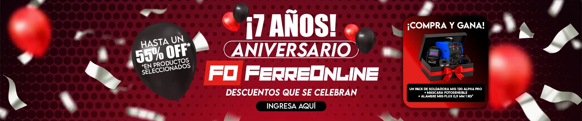 Ofertas de Aniversario