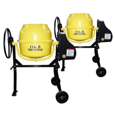 Pack 2 Betoneras Desarmadas Volteo 140 Litros 220v OKB