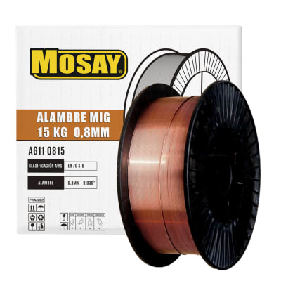 Soldadura Mig 0.8mm Rollo 15kg MOSAY
