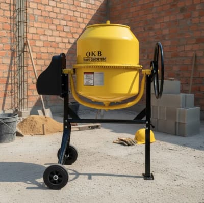 Betonera 200 Litros 850w OKB (Semi Nueva)