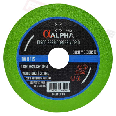 Disco de corte para vidrio 4 1/2