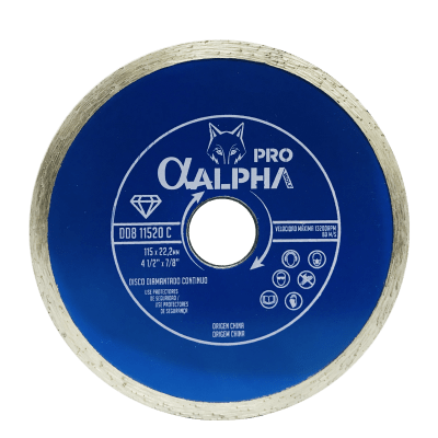 Disco Diamantado Continuo 4 1/2