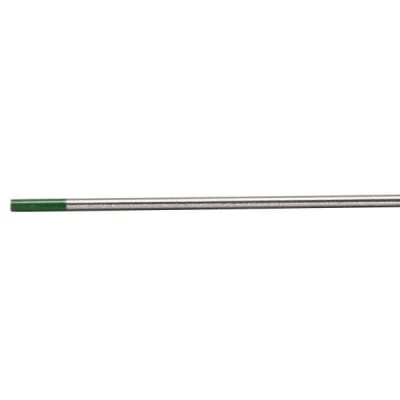 Electrodo Tungsteno 2.4mm 150mm Para TIG Punto Verde ALPHA