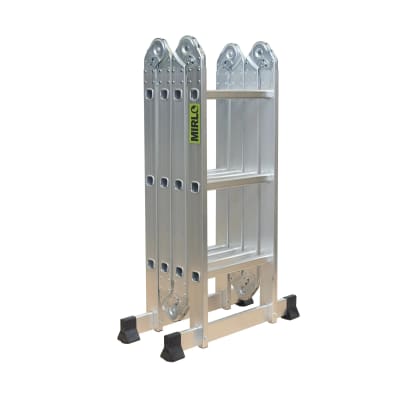 Escalera De Aluminio 3,6mts 150kg 4x3 JZ906-3F MIRLO