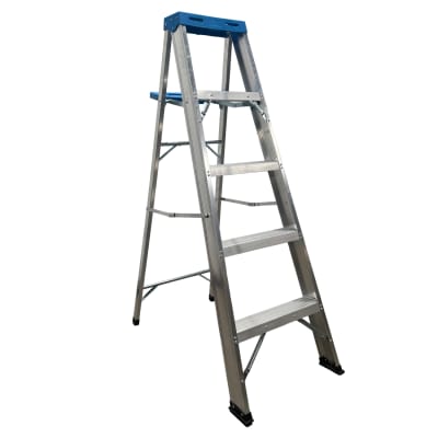 Escalera de Aluminio Tipo Tijera 1.42 Mts 4 Peldaños Profesional