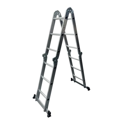 Escalera 3,5 Metros Multifuncional de Aluminio 4x3
