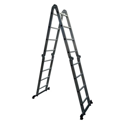 Escalera 4,6 Metros Multifuncional de Aluminio 4x4