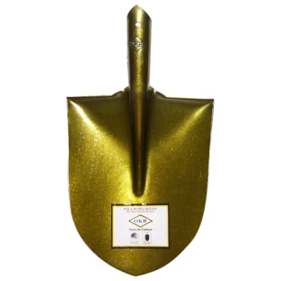 Pala Punta Huevo Dorada sin Mango OKB